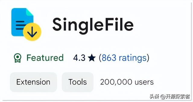 13k star!一键实现优雅保存网页，太香了！