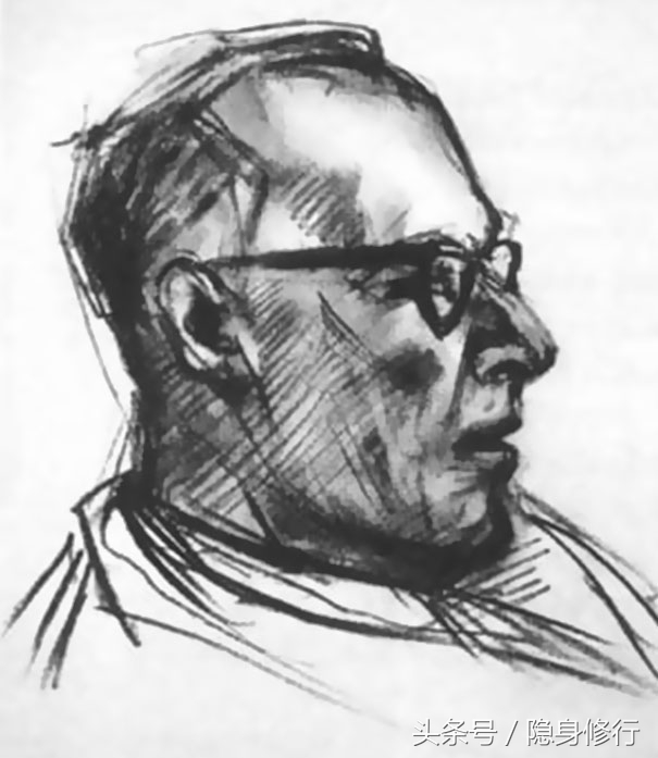 画家服用LSD后，不同时间段画的同一幅肖像画