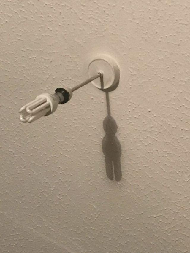 48个令人称奇的真实照片，有趣巧妙的影子，存在于普通日常生活中